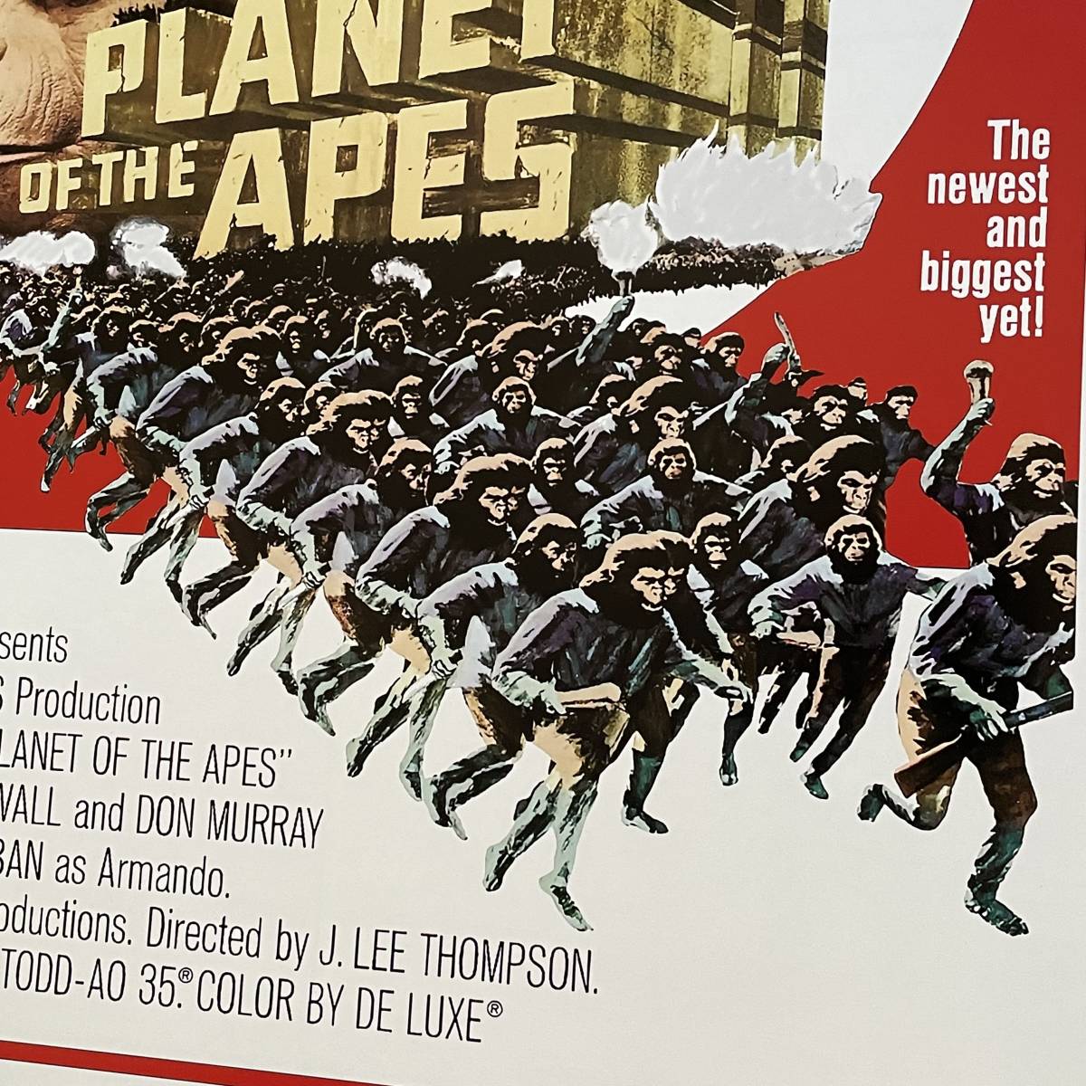 新品ポスター『猿の惑星・征服』（Conquest of the Planet of the Apes）1972年★シーザーの画像3