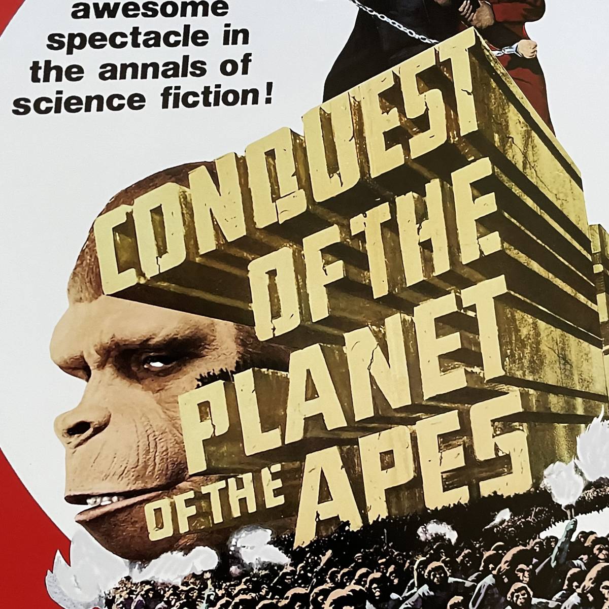 新品ポスター『猿の惑星・征服』（Conquest of the Planet of the Apes）1972年★シーザーの画像4
