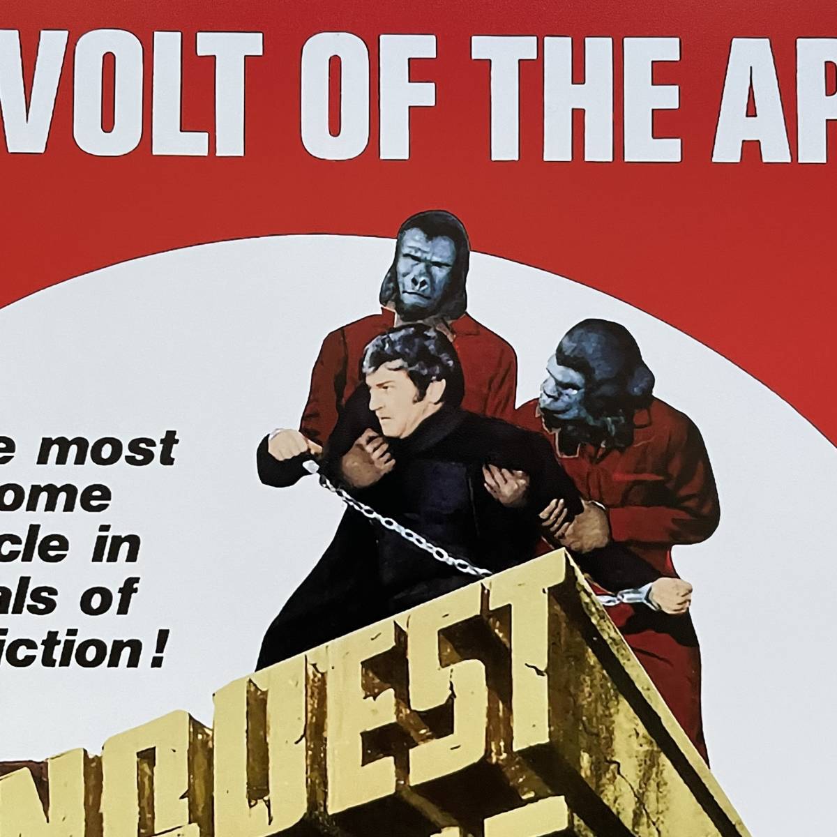 新品ポスター『猿の惑星・征服』（Conquest of the Planet of the Apes）1972年★シーザーの画像5