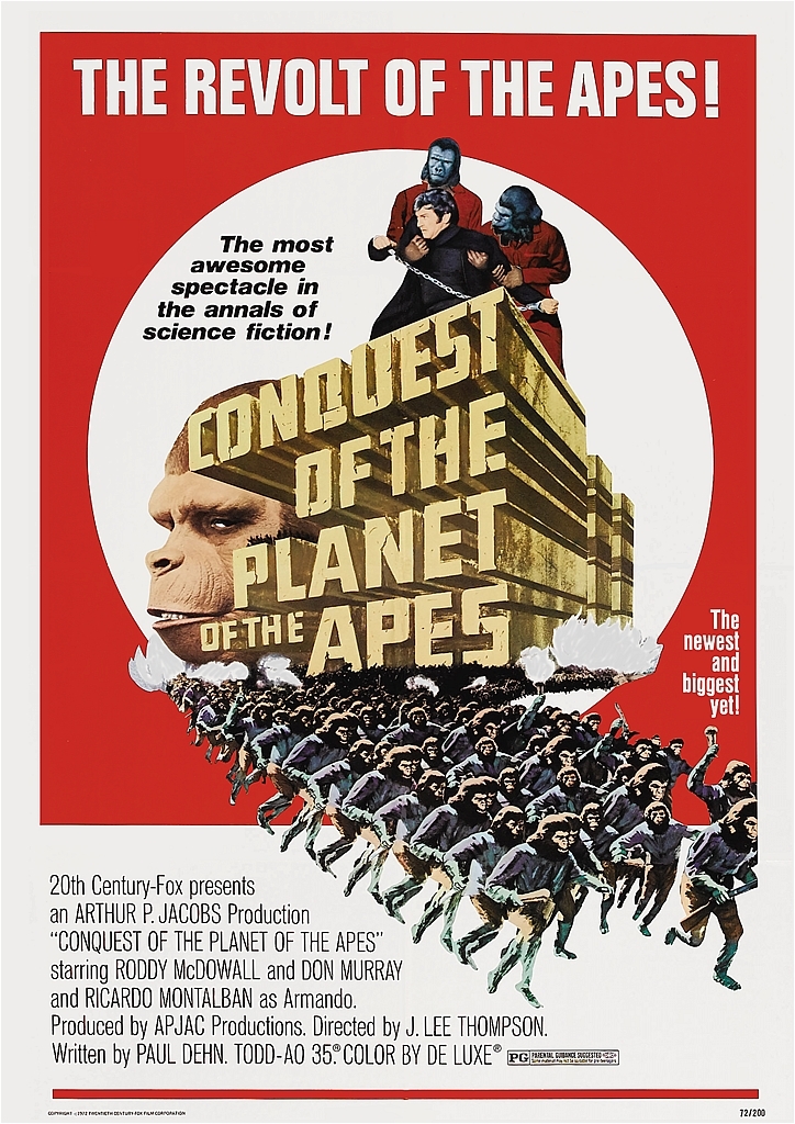 新品ポスター『猿の惑星・征服』（Conquest of the Planet of the Apes）1972年★シーザーの画像7
