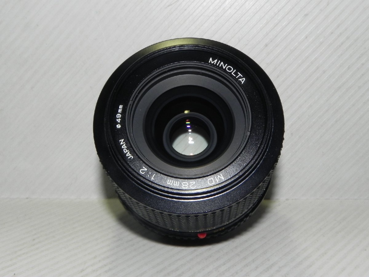 Minolta MD 28mm/f2 レンズ_画像3