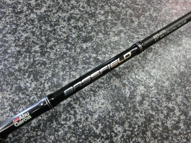 中古美品 Abu Garcia アブガルシア 2ピース スピニングロッド BASSFIELD BSFS-672L_画像5