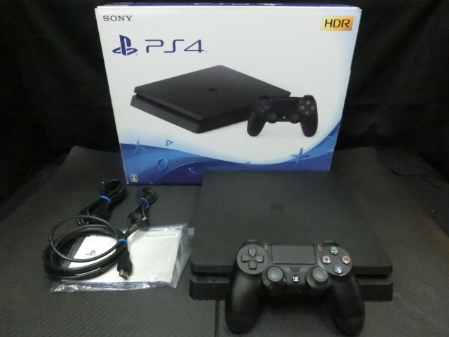 中古品 SONY ソニー PlayStation4 ジェットブラック 500GB CUH-2100A B01