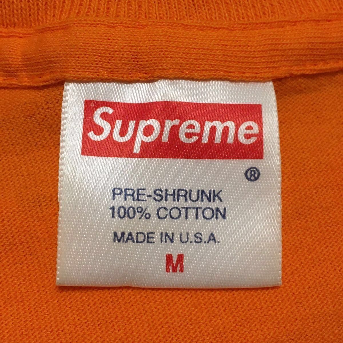 超希少 M オレンジ Supreme Box Logo Tee ボックスロゴ Tシャツ 超希少 M オレンジ Supreme Box Logo Tee ボックスロゴ Tシャツ