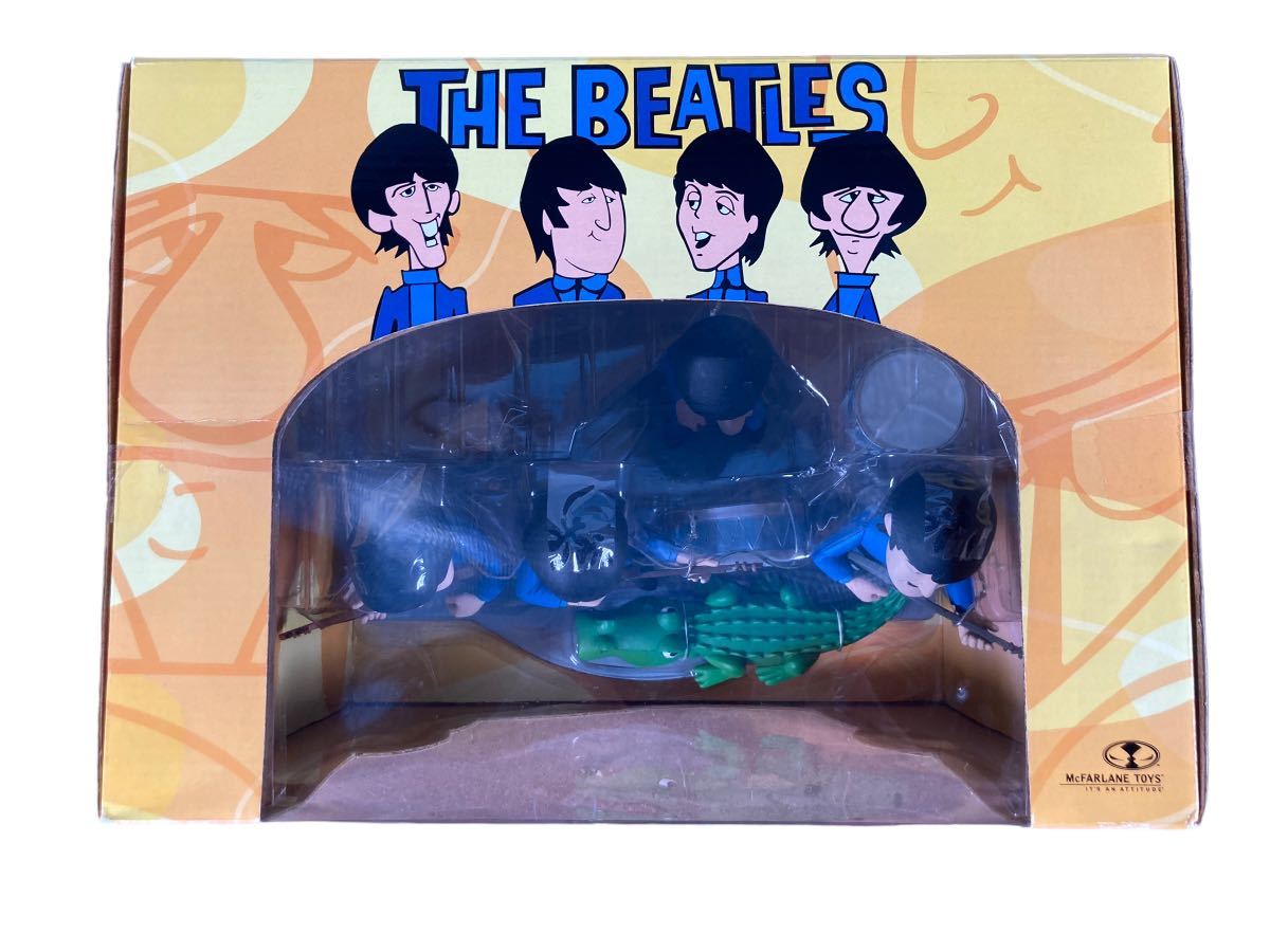 マクファーレントイズ ビートルズ デラックス ボックスセット McFARLANE TOYS DELUXE BOXED SET THE BEATLES 未開封品 アニメーション_画像2