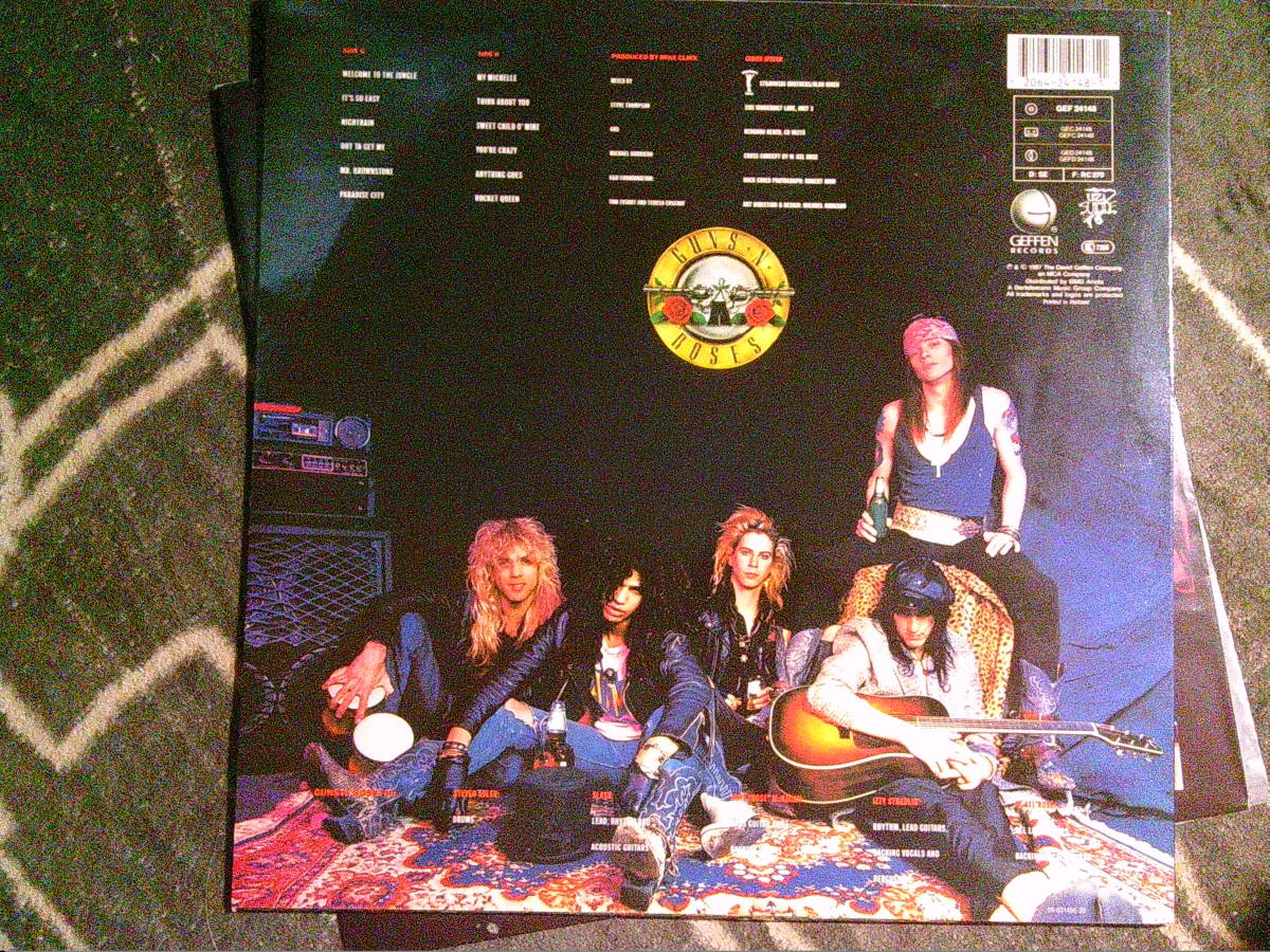 GUNS N' ROSES[APPETITE FOR DESTRUCTION]VINYL _画像2