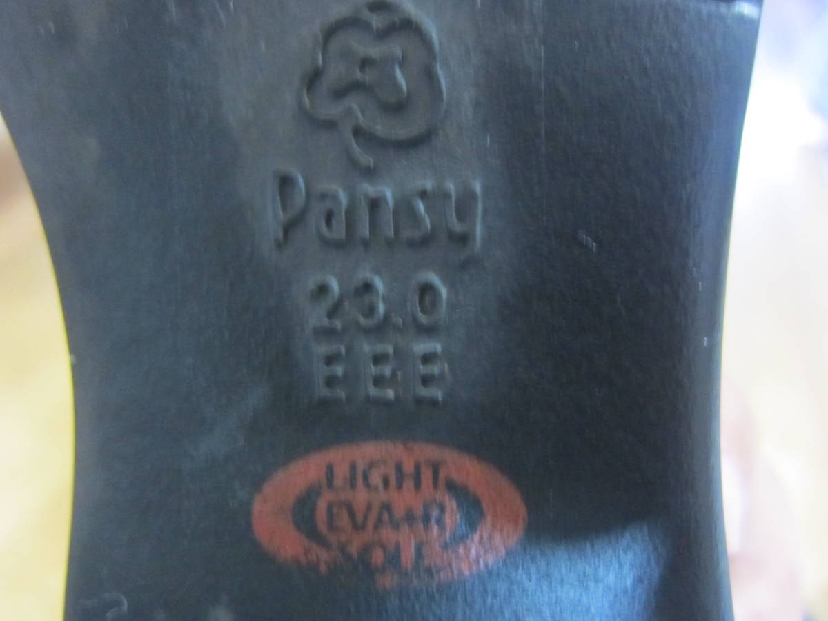  beautiful goods PANSY MALL-WALKING 23cm EEE molding walking pansy sneakers shoes shoes walking light weight black .1733