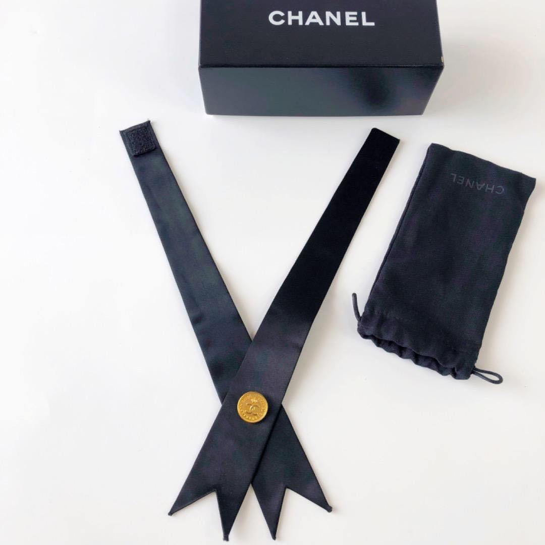 CHANEL ココマーク シャネル coco レザータイ コイン ヴィンテージ 金