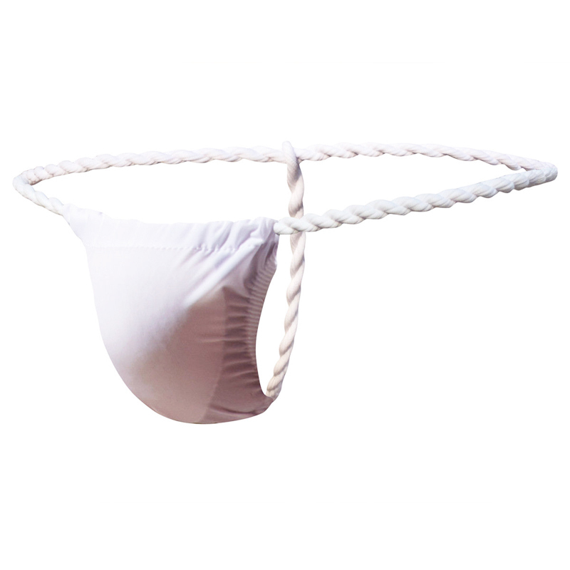 [ fundoshi ] flexible .. compilation cord present-day type six shaku undergarment fundoshi T back (Ssize/white)