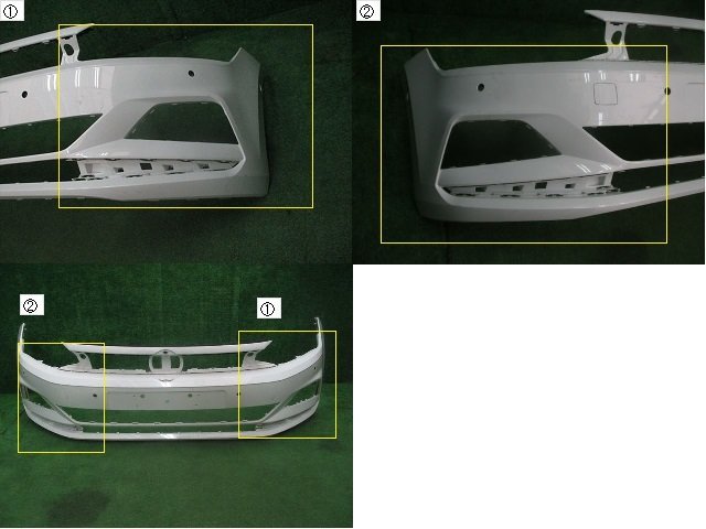 12499◆ポロ　2G　フロントバンパー◆2GS807221_画像3
