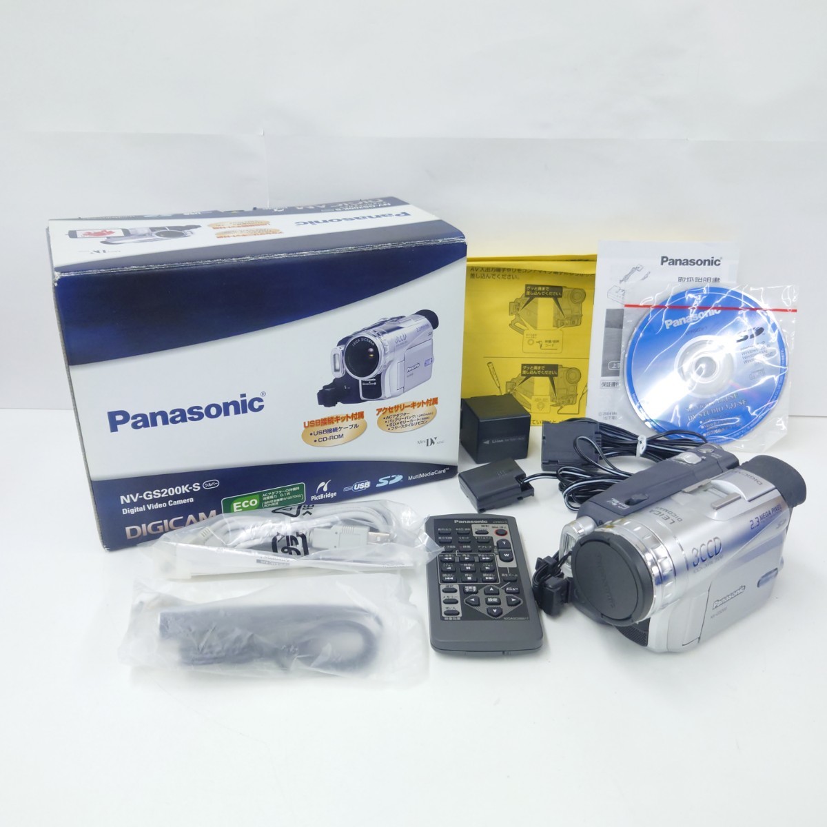埼P♪Panasonic パナソニック MiniDV デジタルビデオカメラ NV-GS200K