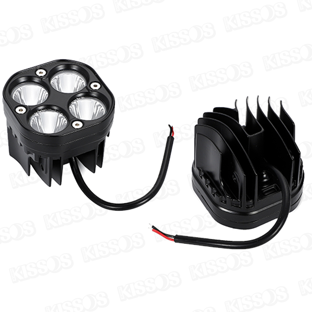 LED ワークライト 作業灯 フォグランプ 12v 24v 車 バイク ホワイト 汎用 ２個セット_画像7