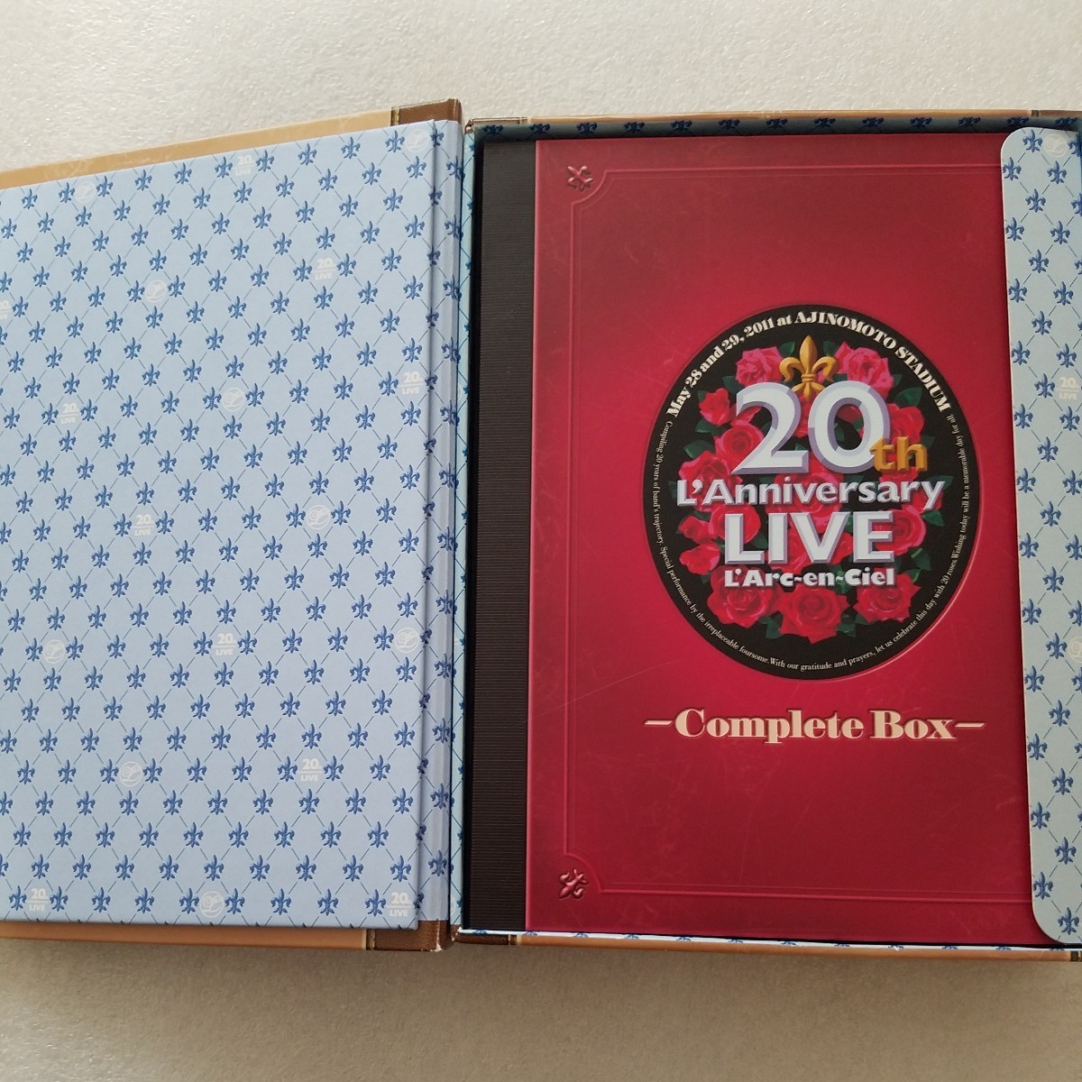 送料無料 L'Arc DVD【20th L'Anniversary LIVE-Complete Box-】(初回限定版) 4枚組 特典付スタッフパス  ラルク HYDE 味スタ 20周年 ラニバ