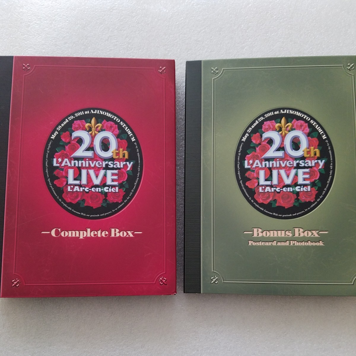 送料無料 L'Arc DVD【20th L'Anniversary LIVE-Complete Box-】(初回限定版) 4枚組 特典付スタッフパス  ラルク HYDE 味スタ 20周年 ラニバ