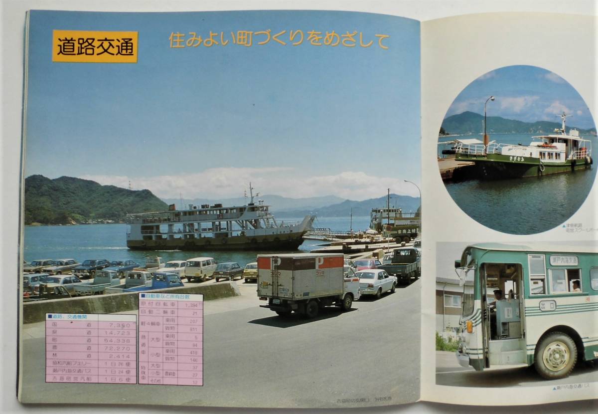 ☆愛媛県越智郡吉海町・1980年町勢要覧 他4種★_画像9