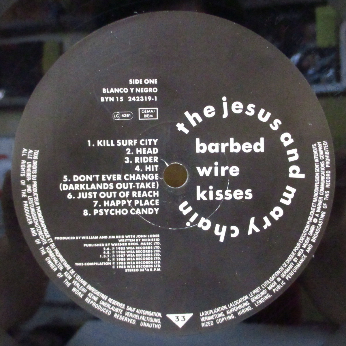 JESUS AND MARY CHAIN， THE-Barbed Wire Kisses - B-Sides And M_画像3