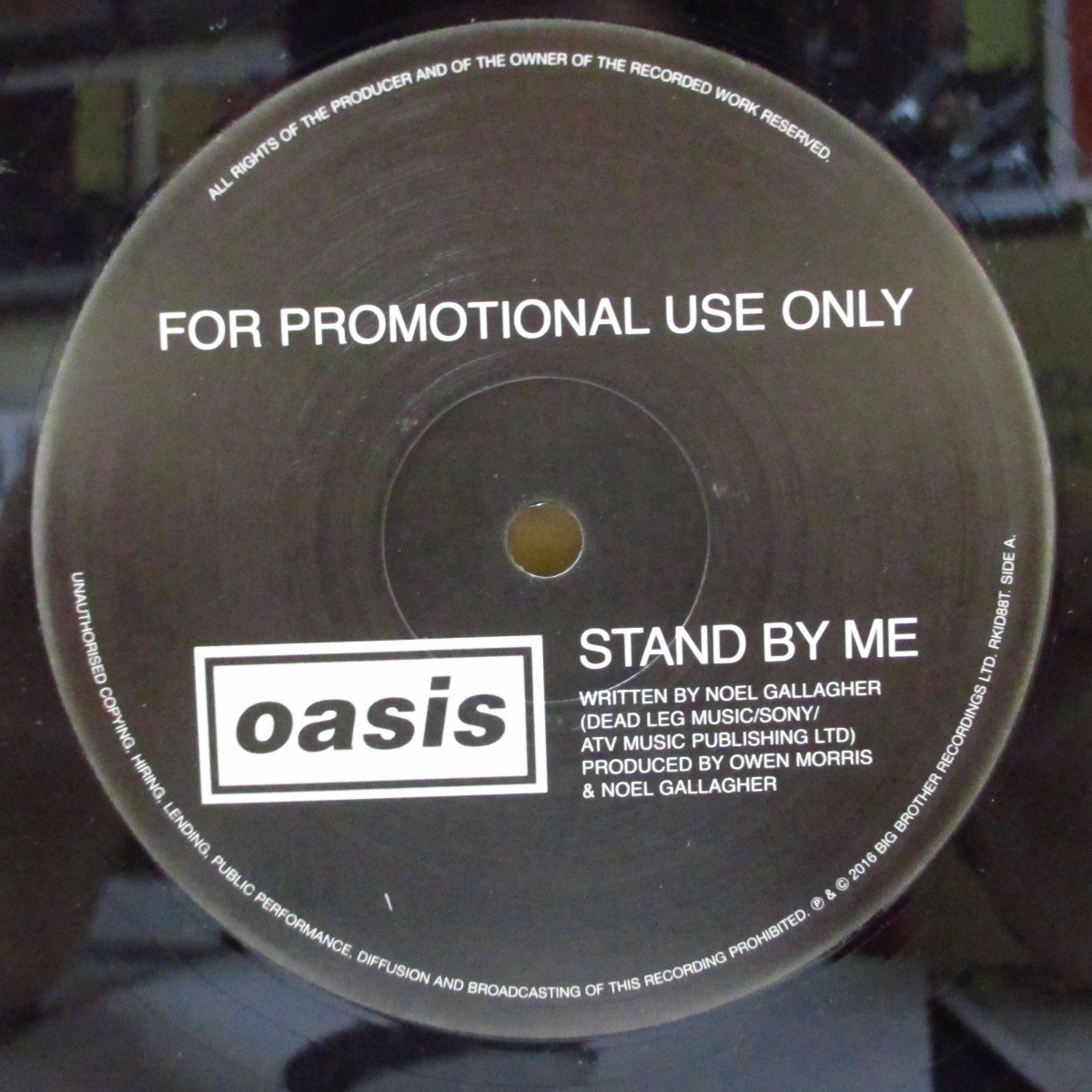 OASIS-Stand By Me (UK プロモ 12/プレーン・ダイカットスリーブ)_画像3