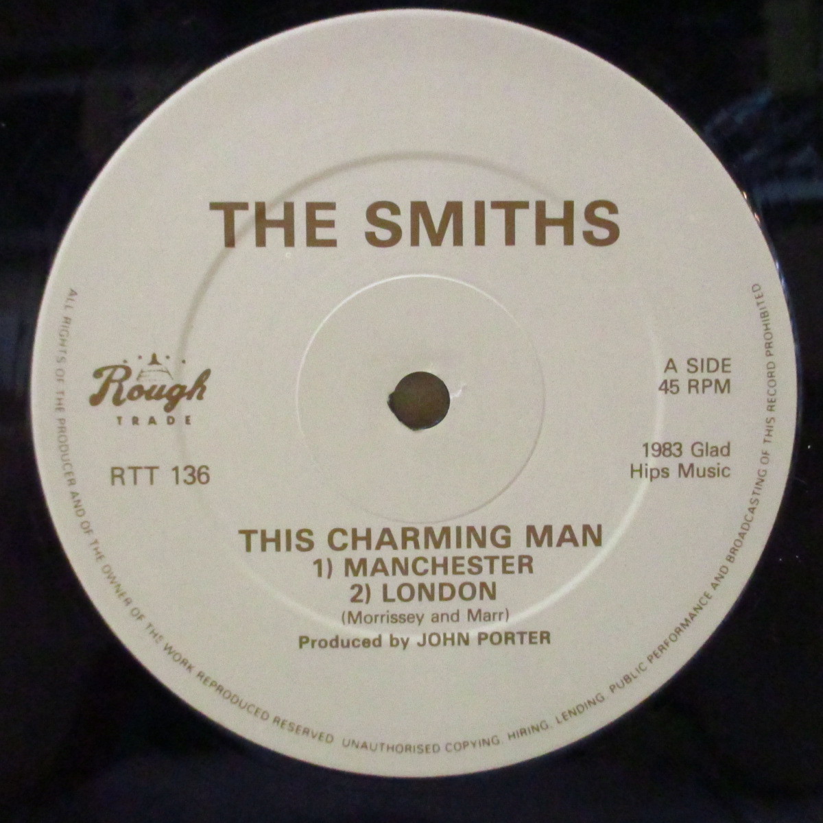 SMITHS， THE-This Charming Man (UK オリジナル「ドームロゴ」 12/バンドロゴ無し光沢_画像3