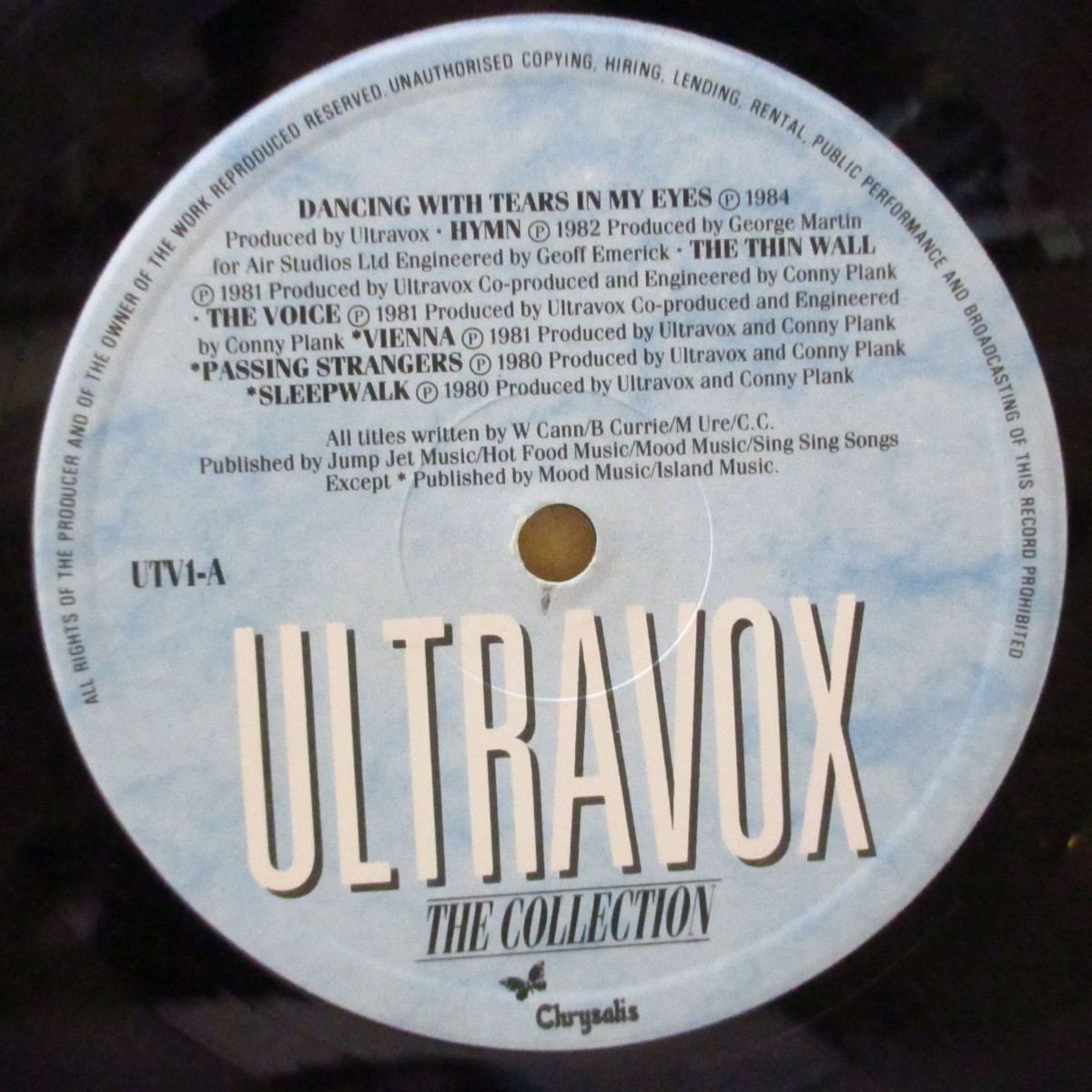 ULTRAVOX-The Collection (UK オリジナル LP/グループ写真部が光沢仕様のマットジャケ)_画像3