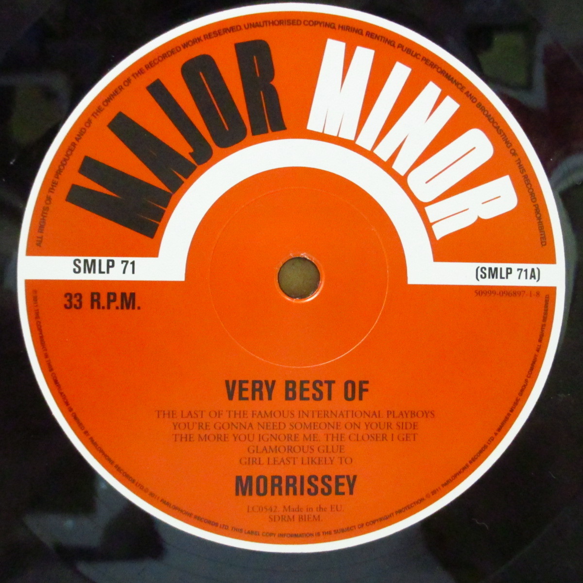 MORRISSEY-Very Best Of (UK-EU '16 限定再発 180g 2xLP+インナー/廃盤)_画像3