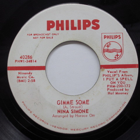 NINA SIMONE-Gimme Some (US Promo)_画像1