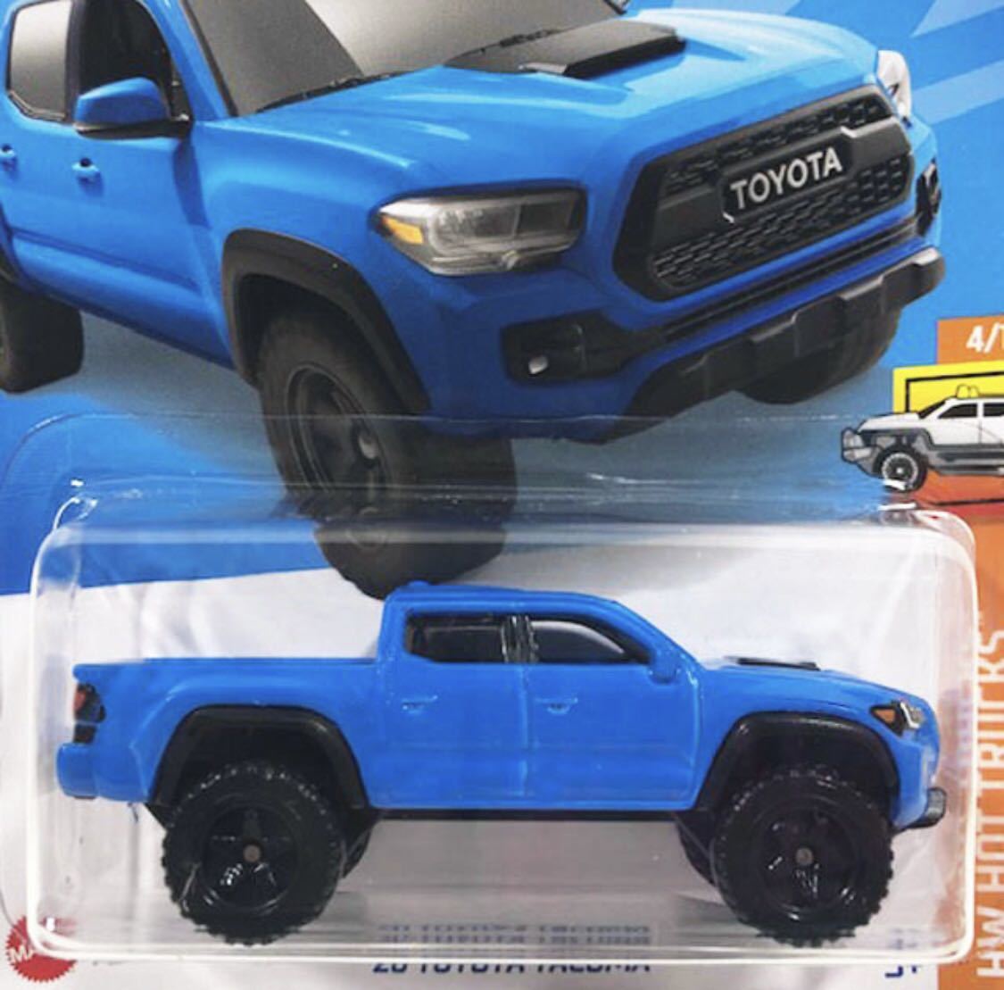 ホットウィール 2022 ’20 トヨタ タコマ ブルー 青 HotWheels ベーシックカー HW HOT TRUCKSの画像2