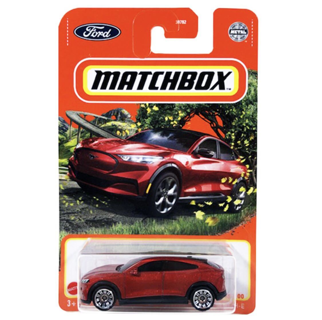 マッチボックス 2022　2021 フォード マスタング マック-E レッド　Matchbox ベーシックカー_画像1