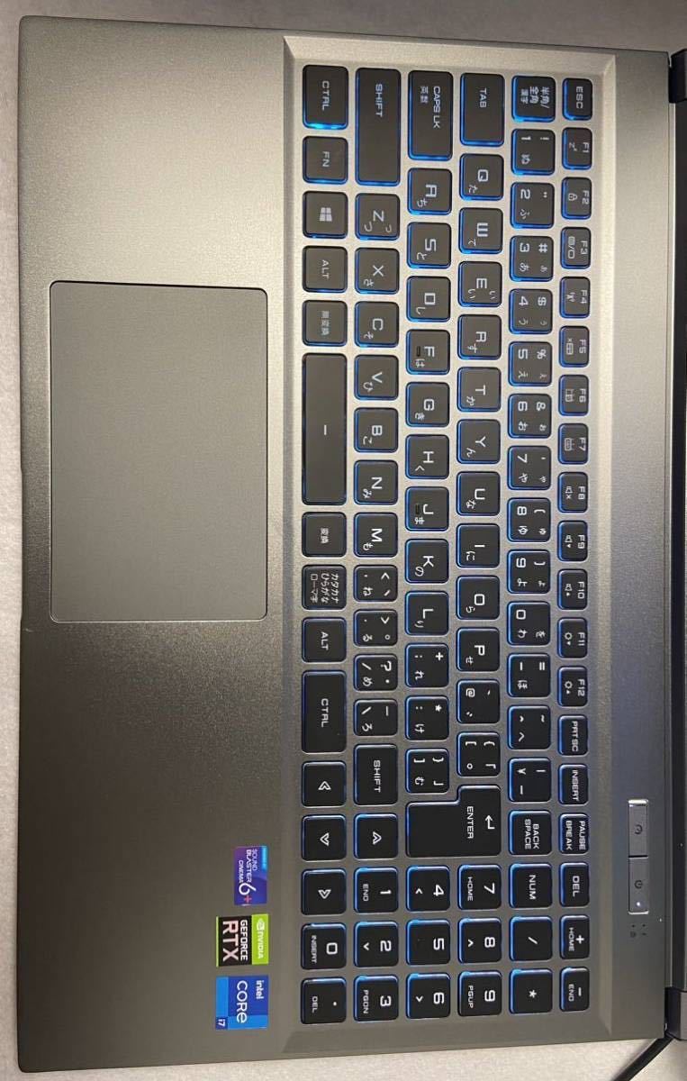 【高性能ノートPC】ドスパラ 168388 raytrek R5-TA5 Core i7-11800H SSD1TB GeForce RTX 3050 ゲーミングPC クリエイターPC Windows11