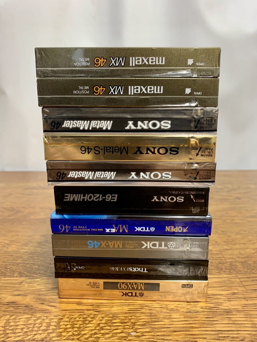 メタルテープ SONY METAL SELECT 90分 4本-