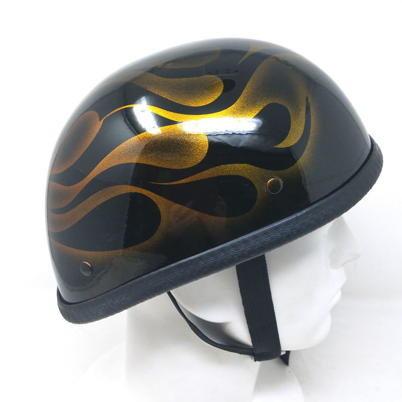 [ size XL] equipment ornament for half helmet ( Eagle )FLAME-CANDY GOLDf Ray m Gold 