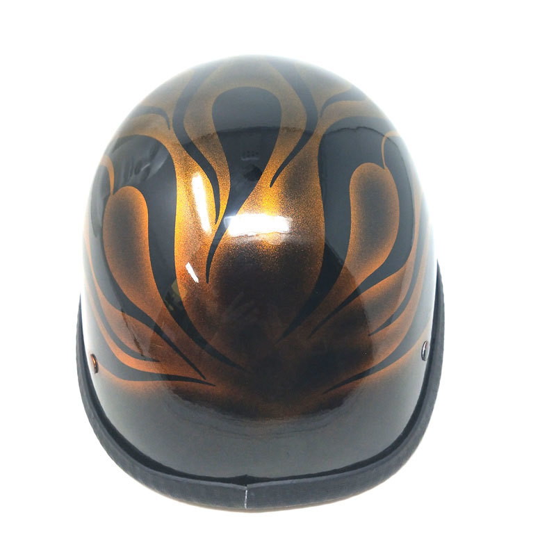 [ size XL] equipment ornament for half helmet ( Eagle )FLAME-CANDY GOLDf Ray m Gold 