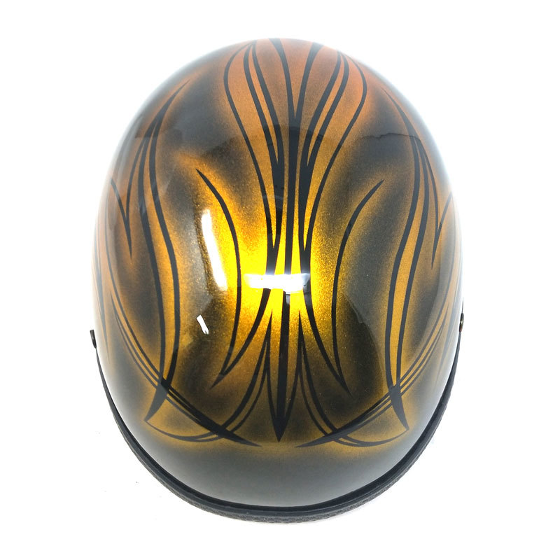 [ size M] equipment ornament for half helmet ( Eagle ) PIN STRIPE-CANDY GOLD pinstripe Gold 