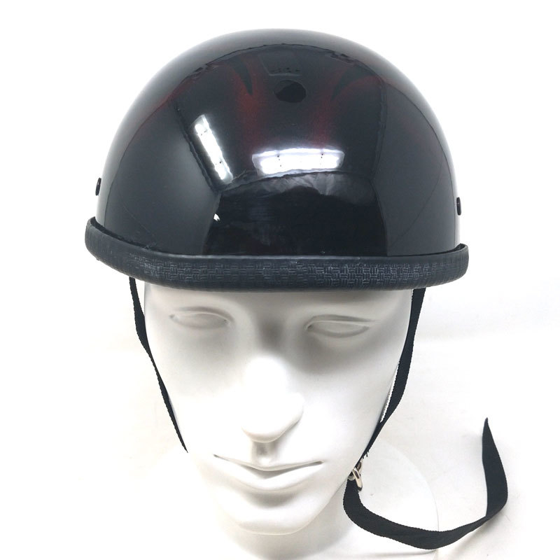 [ size M] equipment ornament for half helmet ( Eagle ) FLAME-CANDY REDf Ray m red 