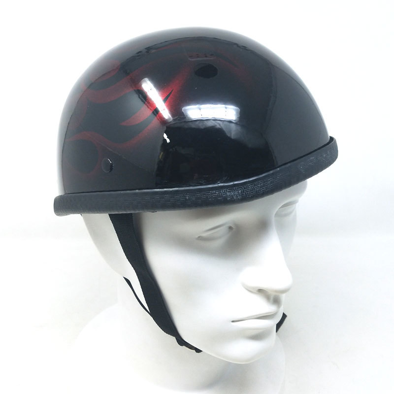 [ size M] equipment ornament for half helmet ( Eagle ) FLAME-CANDY REDf Ray m red 