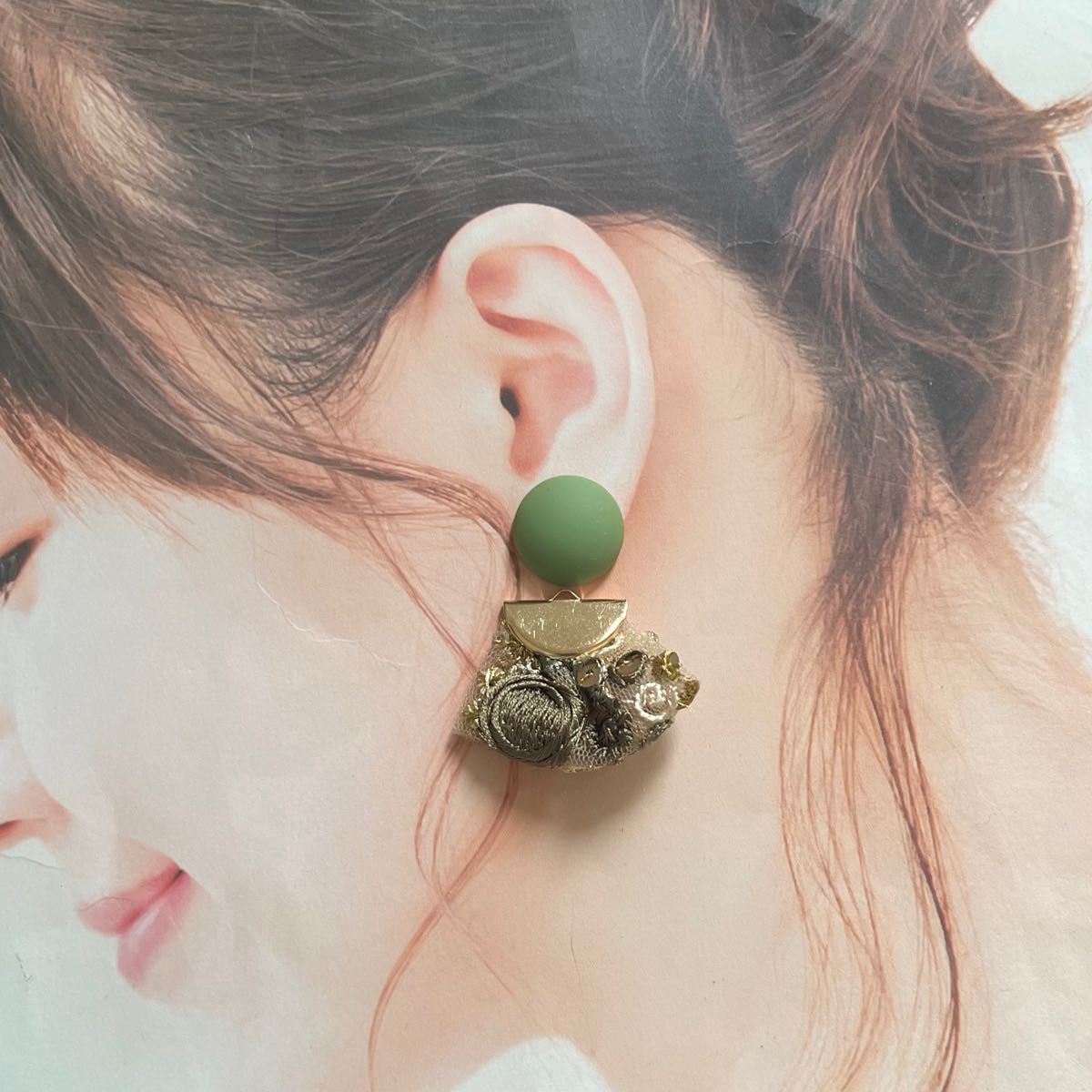NO.370 ハンドメイド ピアス イヤリング
