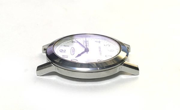 AUREOLE オレオール 2NSW-436M HARD METAL BEZEL 電池交換済 中古_画像4