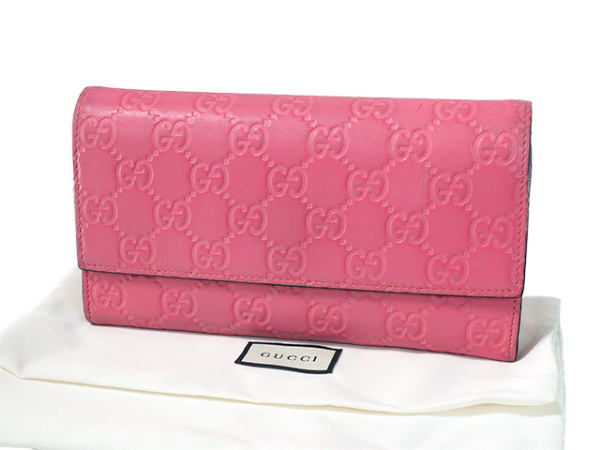 大人女性の GUCCI グッチ ◇ミウラ◇ グッチシマ 410100 長財布 女性用