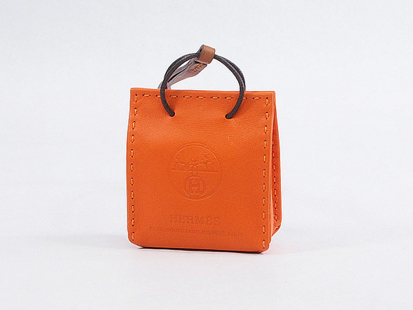 * Miura * Hermes HERMESsak Ora nju shopping bag motif bag charm D stamp unused *