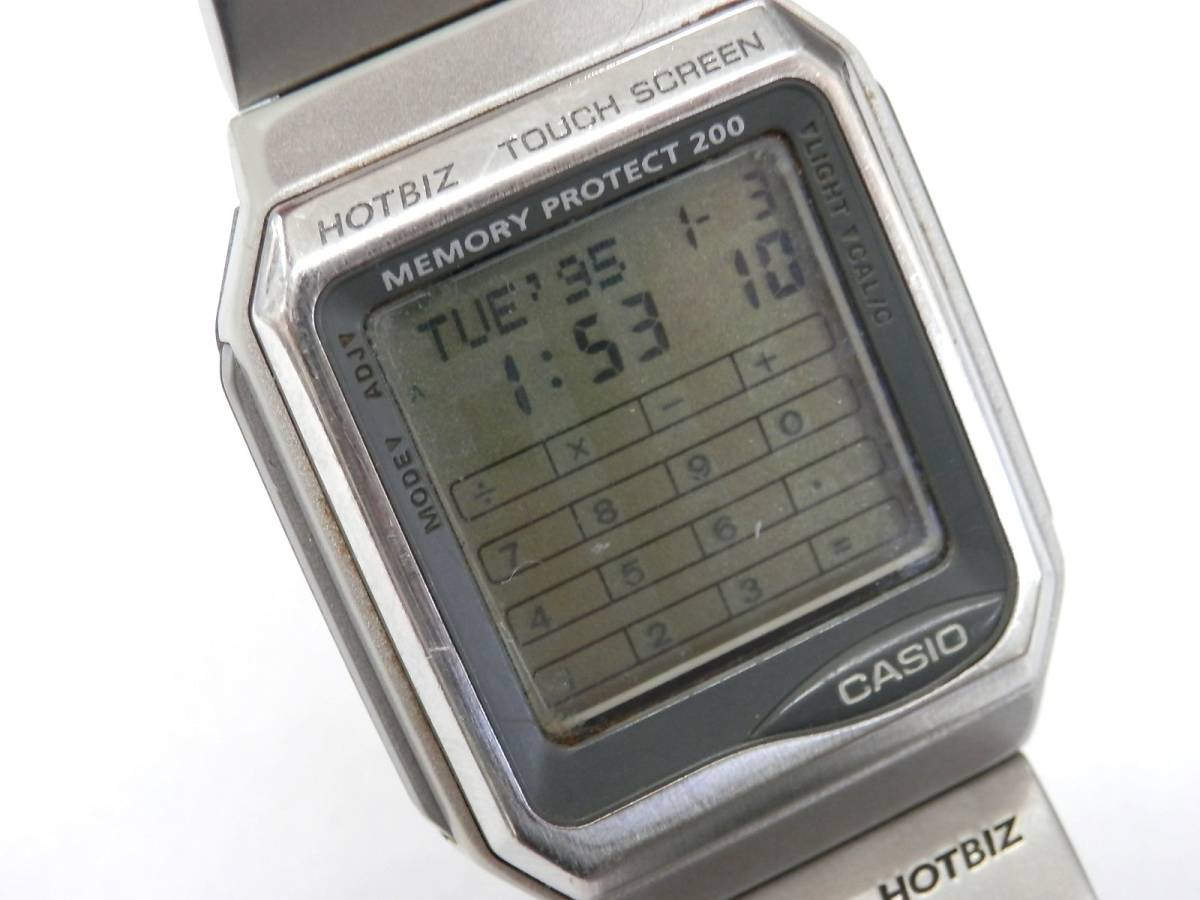 CASIO Casio DATA BANK HOTBIZ men's wristwatch digital quartz VDB