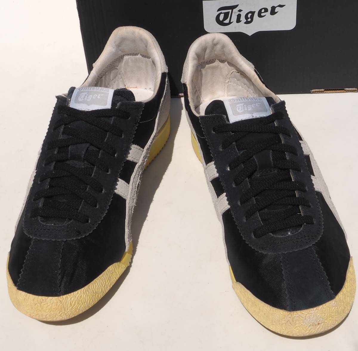 美品!! 27cm Onitsuka Tiger TIGER CORSAIR VIN コルセア ビンテージ 黒_画像3