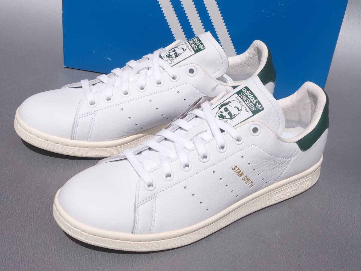 デッド!! 27cm 新品 2019年 adidas Originals STAN SMITH スタンスミス 白ｘ緑 天然皮革 STANSMITH _画像2