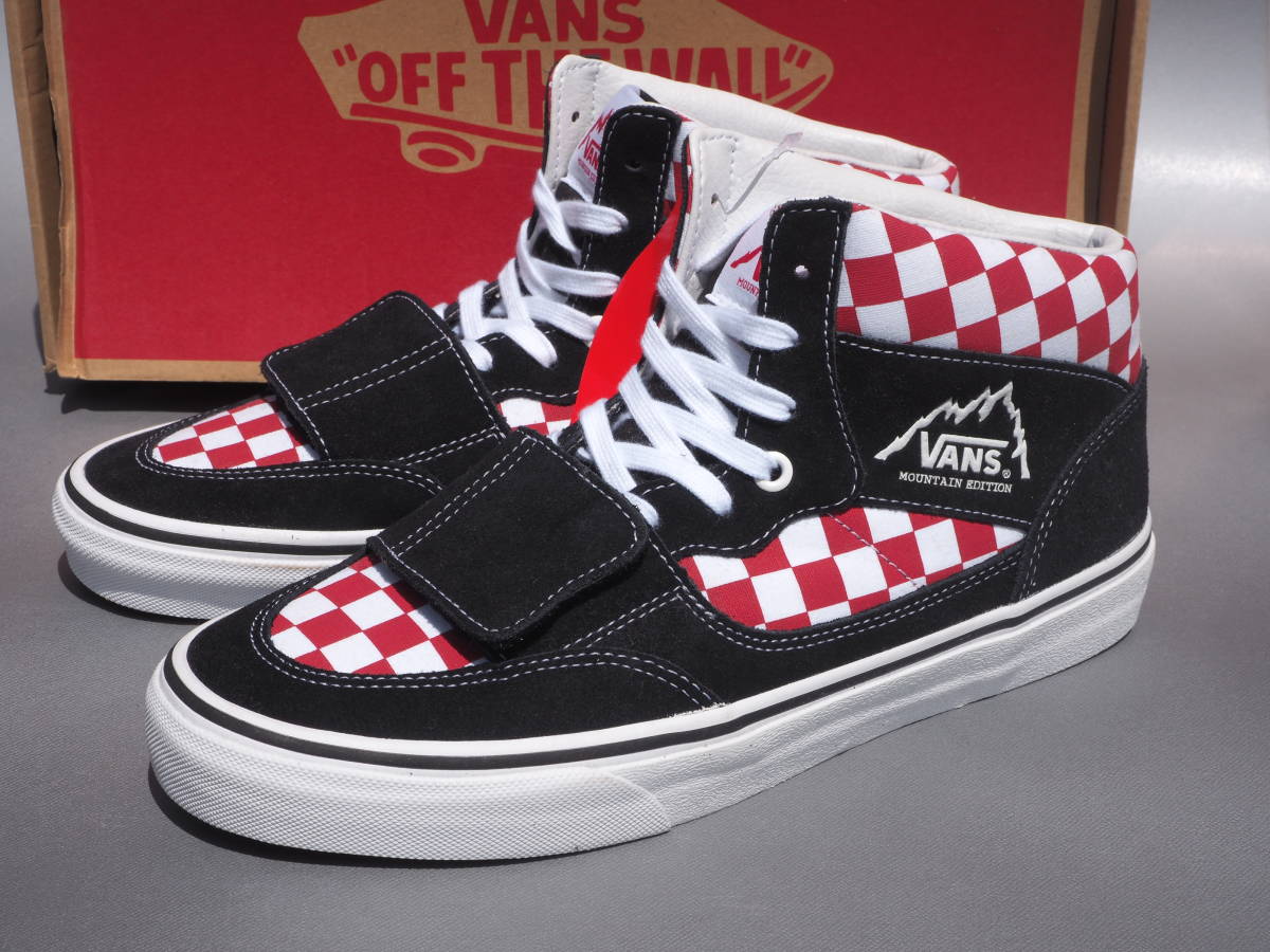  デッド!! US 9,5 ・27,5cm USA限定 VANS マウンテン エディション 黒スエードｘ赤白 チェッカー MOUNTAIN EDITION US企画_画像2