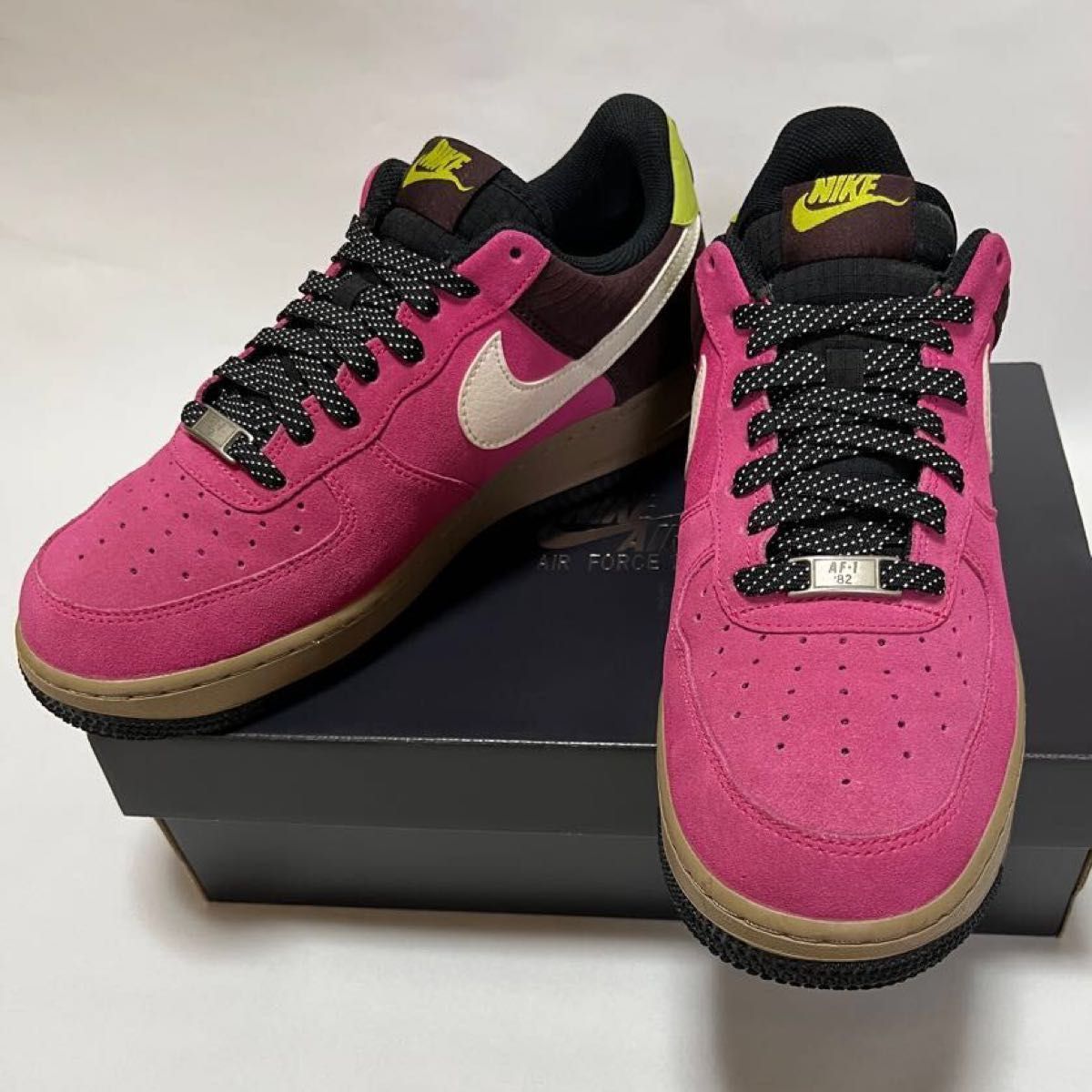 中古　NIKE AIR FORCE 1 07 LV8 ナイキ　エアーフォース1 ウォーターメロン　26.5cm