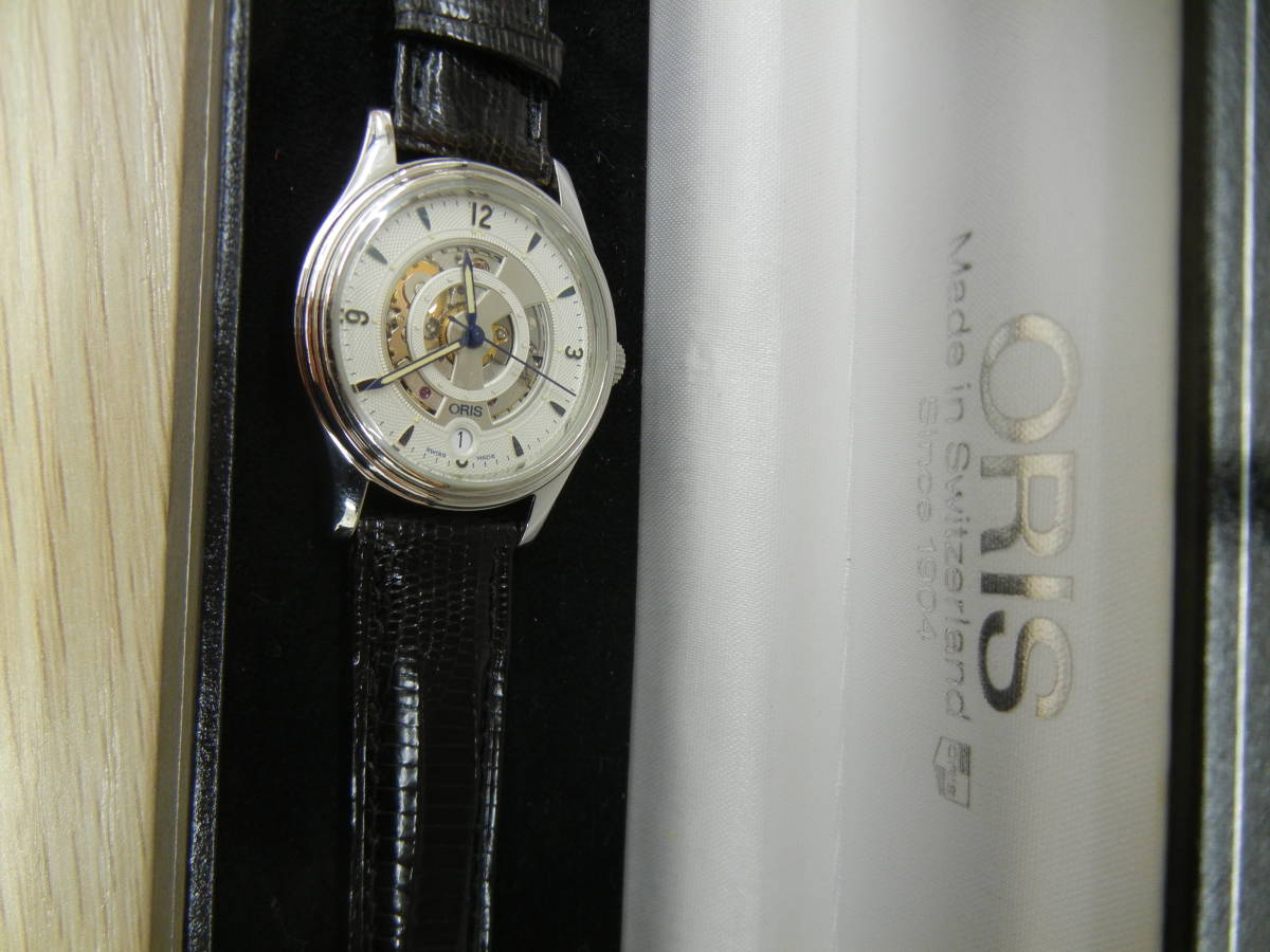 □□ 【美品】ORIS オリス 7481 メンズ腕時計 自動巻 スケルトン文字盤