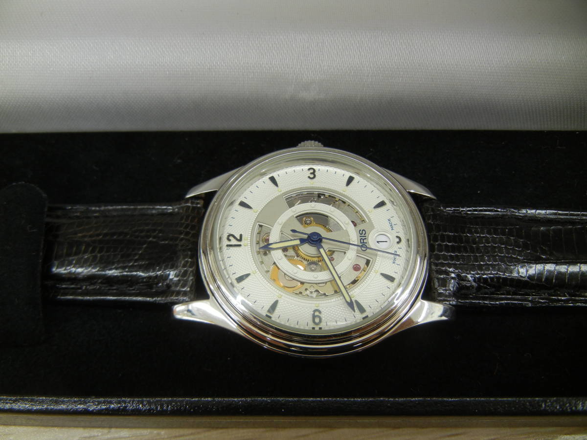 □□ 【美品】ORIS オリス 7481 メンズ腕時計 自動巻 スケルトン文字盤