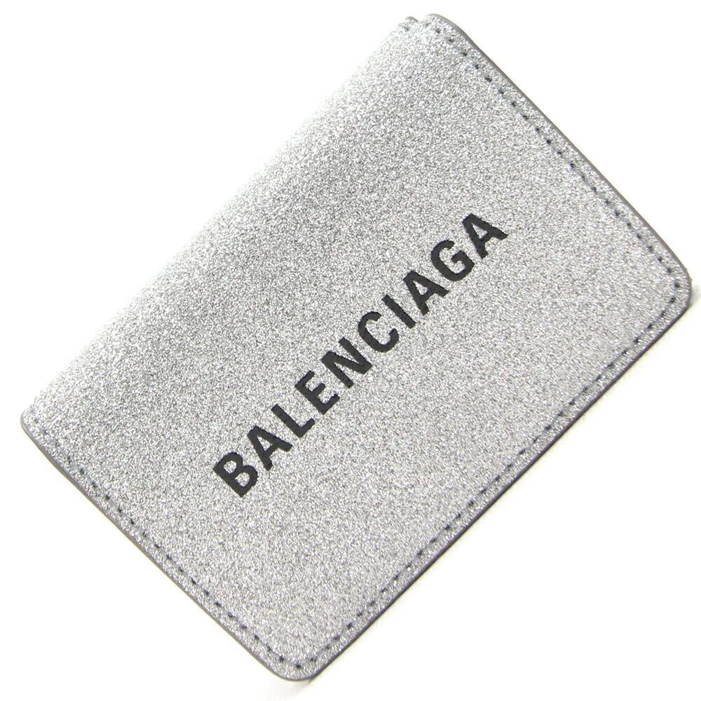 最上の品質な バレンシアガ 三つ折り財布 BALENCIAGA グリッター 中古