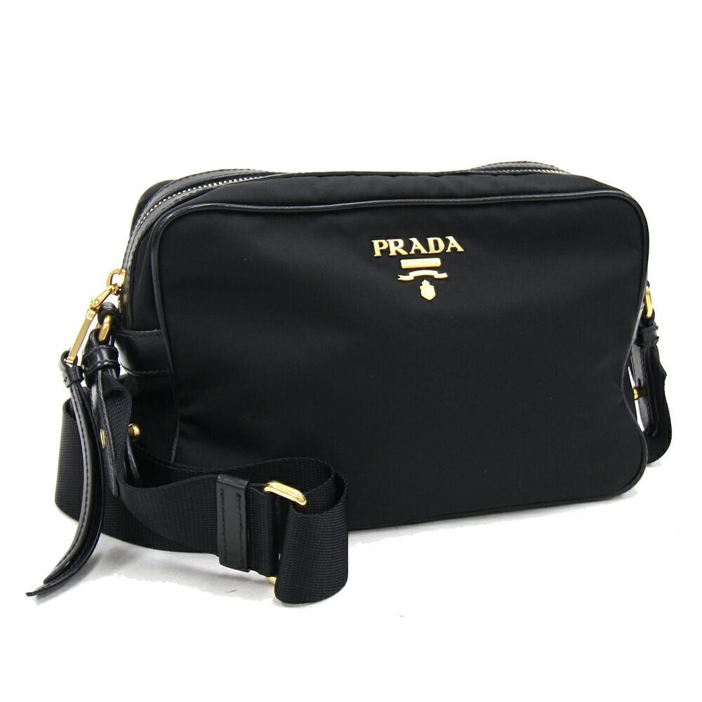 2022人気の ブラック 1BH089 ショルダーバッグ プラダ ナイロン PRADA