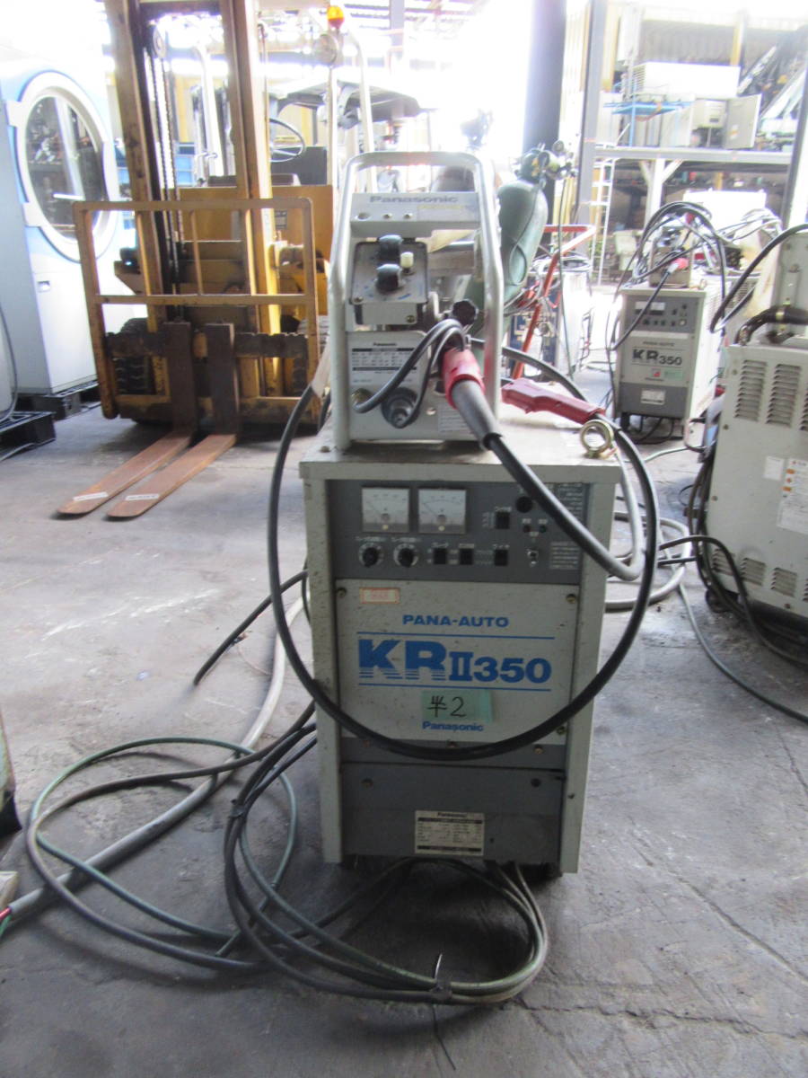 油谷№3137 パナソニック半自動溶接機PANA-AUTO KR350 送給装置付き350