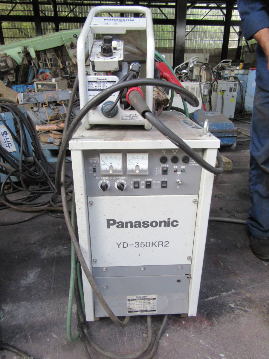 油谷№3138 パナソニック半自動溶接機PANA-AUTO KR350 送給装置付き350