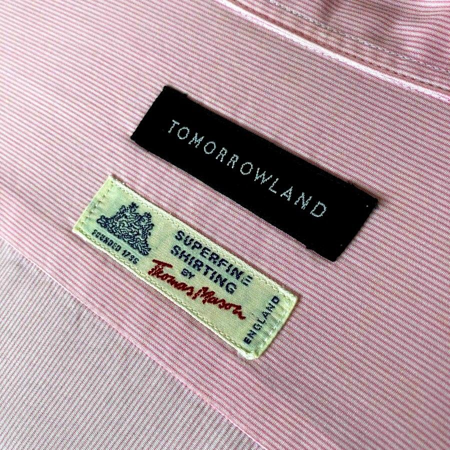 TOMORROWLAND Thomas Mason 比翼・ダブルカフス シャツ S